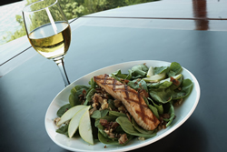 The spinach salad is light lunch or dinner - perfect to energize you!